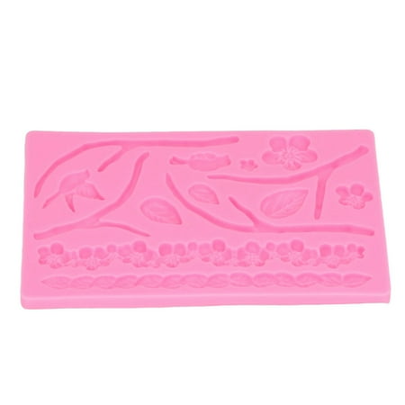 

Branch Flowers Silicone Mould Heat Resistant Cold Resistant Chcolate Silicone Mold For DIY Cake