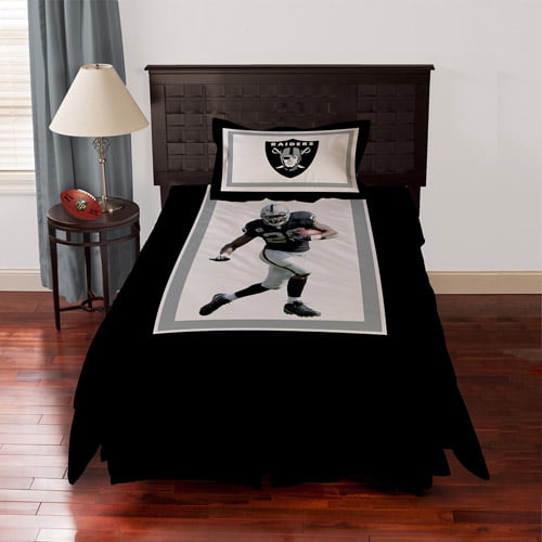 Biggshots Oakland Raiders Darren Mcfadden Bedding Comforter Set Com Biggshots Oakland Raiders Darren, Oakland Raiders King Size Bedding