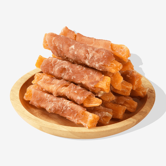 Yoopet Duck & Double Sweet Potato Dog dog training Treats, Healthy puppy sweet potato dog treats Nutritious Snacks Chewy for All Dogs human grade food for dogs