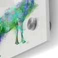 thumbnail image 3 of Epic Art 'Deer 1 Rainbow Splash Green Blue' by Fab Funky Acrylic Glass Wall Art, 24"x24", 3 of 3