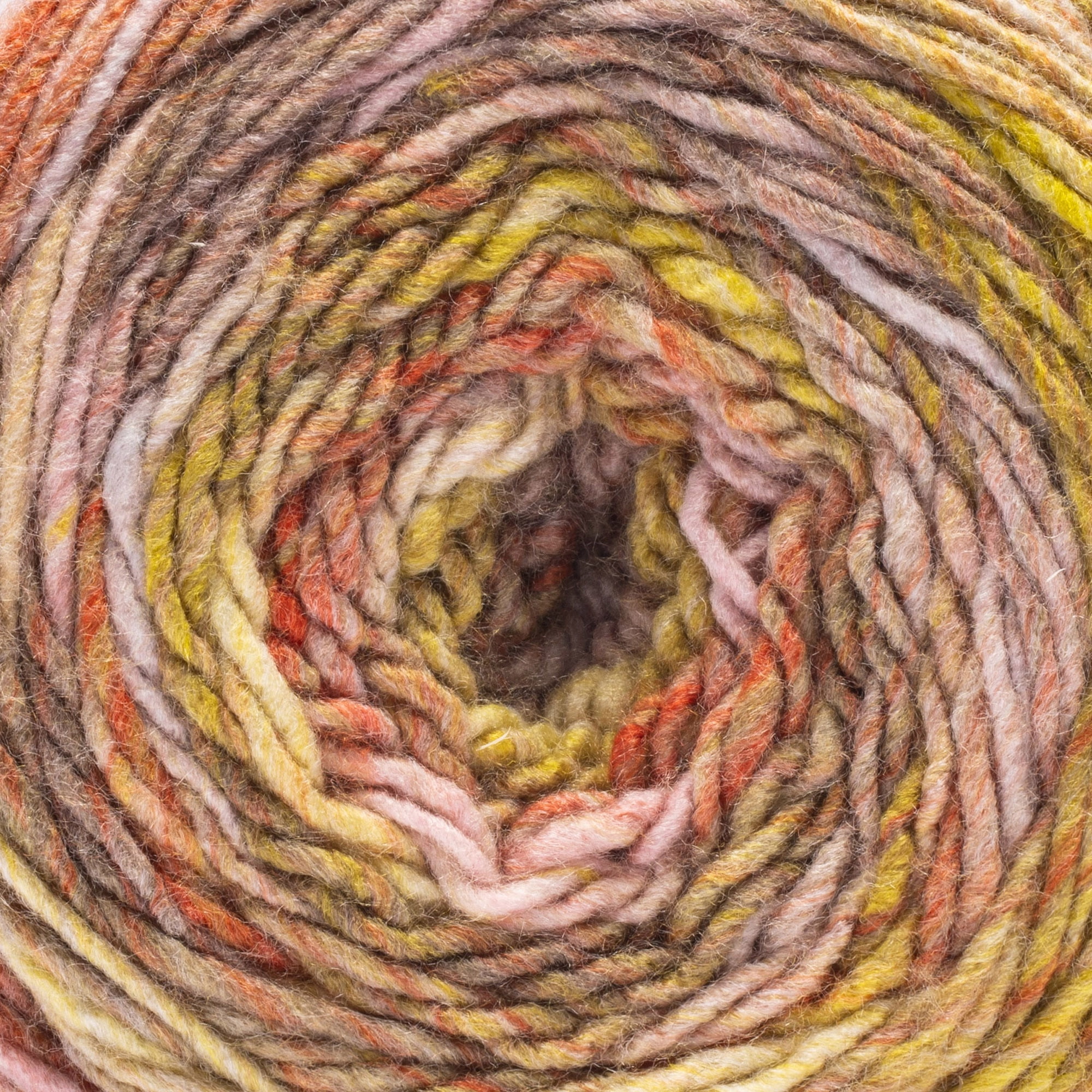 Red Heart® Roll With It Melange™ #4 Worsted (Medium) Acrylic Yarn, Jasper 5.29oz/150g 389 Yards (3 Pack)