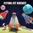 thumbnail image 3 of Flying Rockets Water Spray Sprinkler Toys Rotating Children's Garden Wiggle Splashing Toys For Baby Beach Summer Outdoor Toy, 3 of 5