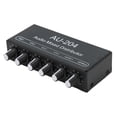 thumbnail image 3 of Mezclador de Señal de Sonido Estéreo, Control de Nivel de Salida Flexible 2 EN 4 Out Amplificador de auriculares Black para etapa, 3 of 7