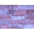 thumbnail image 1 of Ahgly Company Machine Washable Indoor Rectangle Patchwork Blue Transitional Area Rugs, 4' x 6', 1 of 4