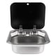 thumbnail image 3 of Fregadero de Acero Inoxidable Bling Bling Plegable con Tapa de Vidrio Templado para Caravana RV, 3 of 12