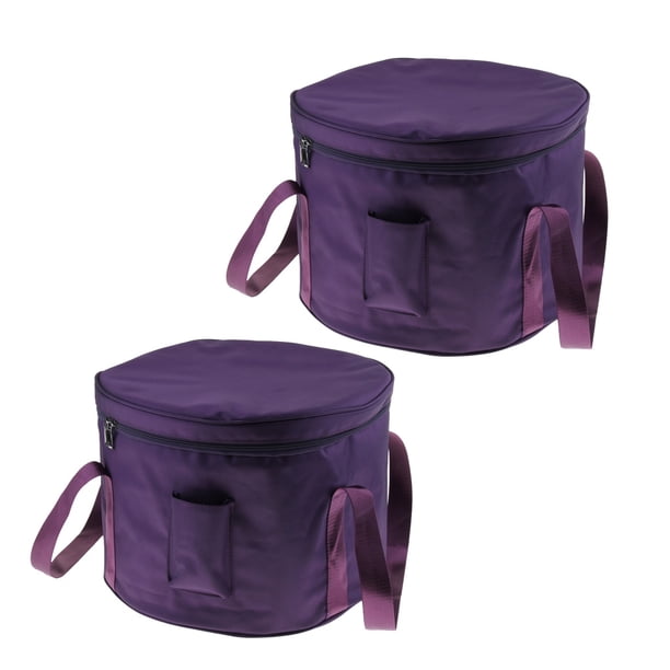 Bolsa de Transporte de 14 Pulgadas con lgodón colchado para Crystal Singing Bowl 2 Color Púrpura Sunnimix Estuche de 14 pulgadas de Singing Bowl