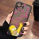thumbnail image 3 of Funda de teléfono con dibujos animados de Los Simpsons para Apple, carcasa translúcida mate para iPhone 14, 13, 12, 11, XS, Mini Pro Max, 8, 7, XR, X, 3 of 5