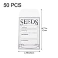 thumbnail image 3 of Hzzsbu 50Pcs Seed Envelopes, Seed Envelopes Resealable White Paper Seed Packets Envelopes Self Adhesive Sealing Seed Saving Envelopes Paper Seed Envelopes 3.1x4.7 Inch, 3 of 7