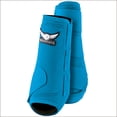 thumbnail image 2 of Lrg Turquoise Relentless Trevor Brazile Horse Front Leg Sport 2 Bell Boot, 2 of 3