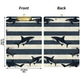 thumbnail image 5 of FORMRS Acrylic Clipboard with Low Profile Clip Standard A4 Letter Size, 12.5" x 9", Dark Sharks, 5 of 8
