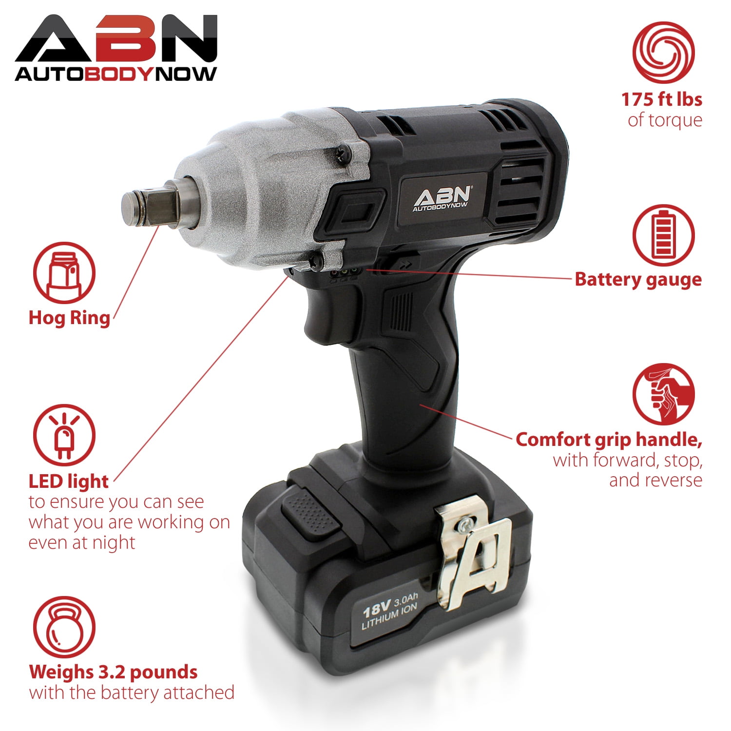 Abn Cordless Impact Tools 18 Volt Wrench And Lithium Ion Abn Cordless Impact Tools 18 Volt Wrench And Lithium Ion Battery