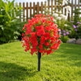 thumbnail image 4 of Artificial Flowers with Ground Spikes for Outdoor - UV-Resistant Fake Plants, No Fade Faux Plants for Porch, Garden, Yard & Patio Decor, 4 of 9