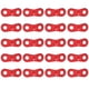 thumbnail image 1 of cámping Cuerda fija para acampar al aire libre Paracord Cord Hebilla Cierre Kit Rojo 60pcs JShteea El nuevo, 1 of 9