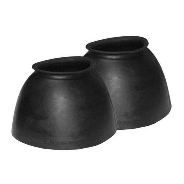 Jacks 2125-WH-S Smooth Bell Boots No Cloth Hook & Eye - White, Small