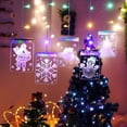 thumbnail image 5 of Luces decorativas navideñas para ventanas, luces de cadena para exteriores, interiores, ventanas, caminos, patios, dormitorios, fiestas, vacaciones, pared, blanco cálido, 5 of 5