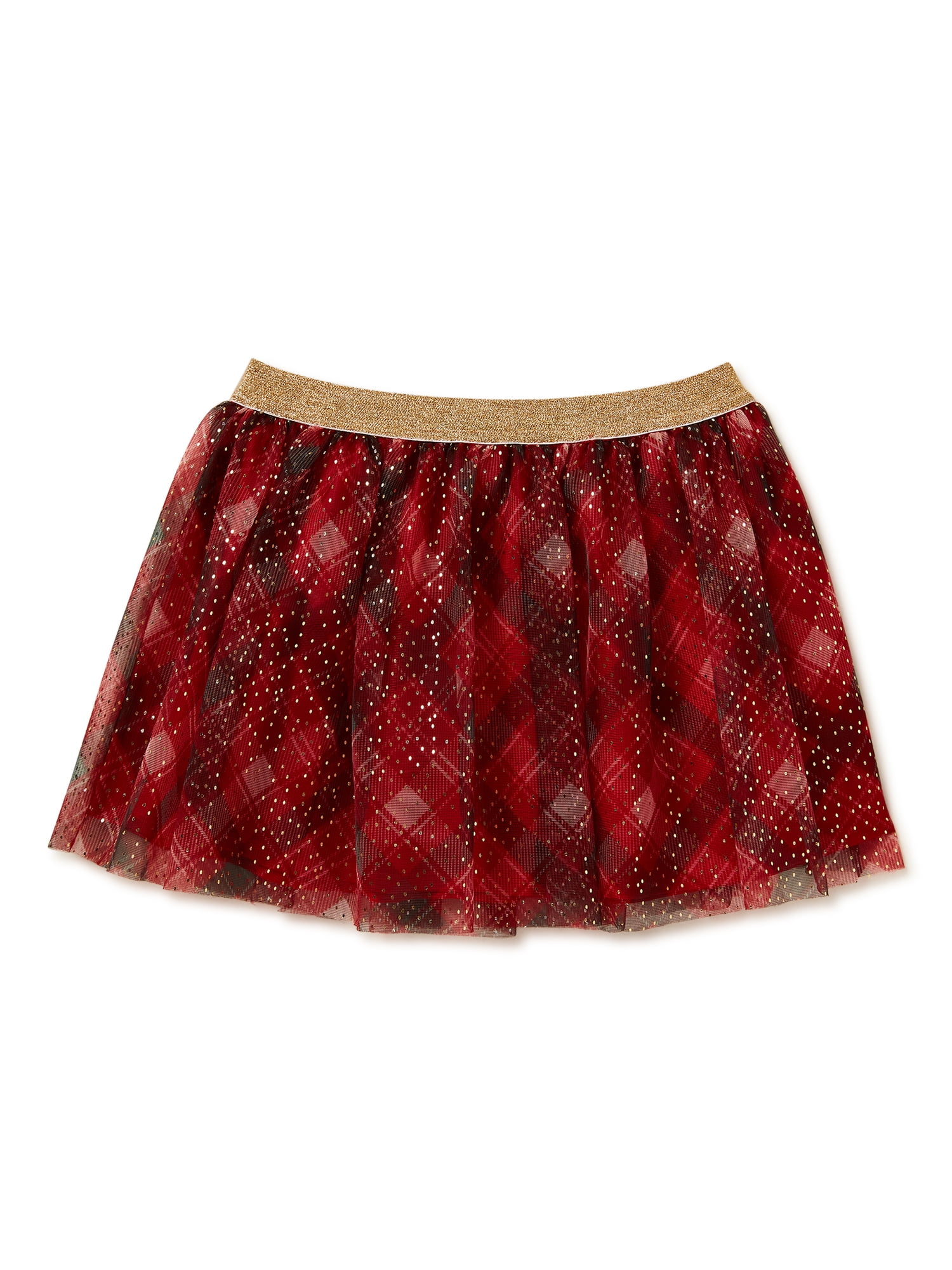 Holiday Time Baby and Toddler Girls Christmas Tutu Skirt, Sizes 12 Months-5T