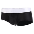 thumbnail image 4 of Pantalones cortos tipo bóxer para hombre, de color liso. SG, 4 of 9