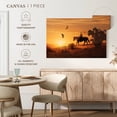 thumbnail image 5 of Elephant Stock Lonely Cowboy Wall Art - Horizontal Canvas Wall Art - Hallway Wall Decor - Our America Canvas - Brown And Orange Decor - 36" x 24", 5 of 8