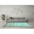 thumbnail image 3 of Ahgly Company Indoor Rectangle Oriental Light Blue Traditional Area Rugs, 8' x 12', 3 of 4