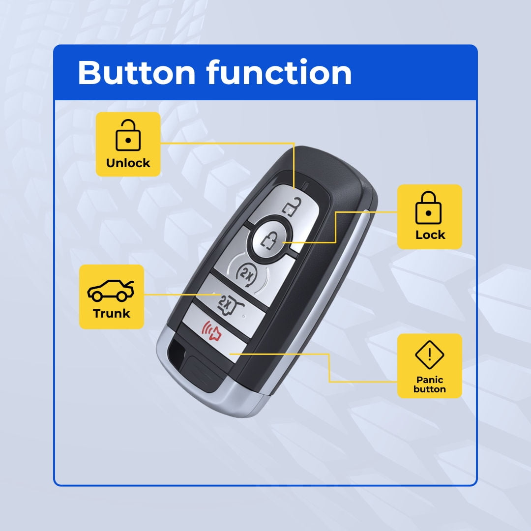 Keys4Less Replcament Smart Key Fob for Lincoln Nautilus 2020-2021 FCC M3N-A2C931426 M3N-A2C93142600 Part Number 164-R8198 164-R8278