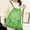 Green, variant on Deeceymbur Drawstring Backpack Drawstring Pocket Sports Backpack Student Basketball Football Bag Beach Bag Cycling And Hiking