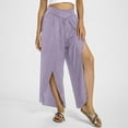 thumbnail image 1 of WILLBEST Pantalones Casuales para Mujer, de Pierna Ancha, Cintura Alta, Estilo Bohemio, Estilo Palazzo, para Yoga, Playa, Tallas Grandes, Estilo Hippie, para Mayor Comodidad y Estilo. Extra Grande, 1 of 6