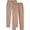 Khaki, variant on 2 Pack Sweatpants for Men Solid Big and Tall Drawstring Joggers Fall Winter Workout Fitness Sports Pants Casual Lounge Trousers