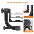 thumbnail image 1 of TRÍPODE DE SERVICIO PESADO 360 GIMBAL GIMBAL TRÍPODE ALEACIÓN DE ALUMINIO DE ALUMINIO 15 KG/33 LIBRAS CAPACIDAD DE CARGA CON 1/4 PULGADA DE BUBBUJA DE LIBERACIÓ, 1 of 7