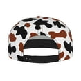 thumbnail image 5 of Adjustable Baseball Cap, Cowboy black brown cow print Flat Bill Trucker Flat Brim Hats Dad Hat for Men Women - Snapback Hat Adjustable Size, 5 of 6
