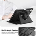 thumbnail image 5 of FJLBDE Case for iPad Pro 11 Inch 2022/2021/2020/2018 4th/3rd/2nd/1st Gen, 360 Rotating Stand iPad Protective Case Cover with Auto Wake/Sleep, Black, 5 of 7