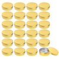 thumbnail image 1 of Bálsamo labial de aluminio en lata Foraineam, 60 ml, dorado, paquete de 24, 1 of 7