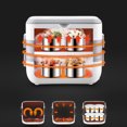 thumbnail image 3 of Electric Lunch Box Stainless Steel Portable Food Warmer Heater for School Office 2 Layer Portable Food Warmer Heating 200W, 3 of 8