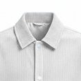 thumbnail image 2 of WIZUTIZ Men's Casual Jacket Solid Color Fashion Lapel Collar Button Closure Pockets Long Sleeve Polyester Coat for Winter Spring Outdoor Daily Party Wear, 2 of 5