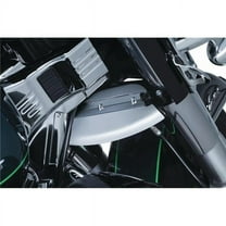 Kuryakyn 1804 Air Management Motorcycle Accessory: Lower Triple Tree Wind Deflector for 2014-19 Harley-Davidson Touring Motorcycles, Chrome
