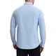 thumbnail image 3 of Camisas de vestir de negocios de manga larga con botones para hombres Inspire Chic, rayas, L, azul claro, 3 of 6