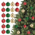 thumbnail image 3 of 24PCS Christmas Ball Ornaments, 2.36 in Shatterproof Xmas Tree Decorations, Plastic Baubles for Holiday, Party, Wedding, or Home Decor, 3 of 6