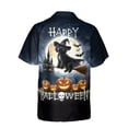 thumbnail image 2 of Happy Halloween Portuguese Water Dog Witch Pumpkins Bats Hawaiian Shirt Breathable Summer Unisex Merch PWD Portie Fishing Dog Lover - 13012, 2 of 6