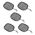 thumbnail image 3 of 5 Pack Fabric Elastic Making Sewing Breathable Updo Bun Cover Snoods - Square, 3 of 7