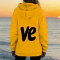 thumbnail image 4 of Generic Matching Couple Sweatshirt Hoodies,Valentine Girlfriend Boyfriend Wife Lo Ve Custom Pattern Pullover Hoodie, 4 of 4