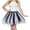 Black / White, variant on Dancina Vintage Tutu Skirt for Women and Girls Tulle Petticoat