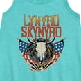 thumbnail image 2 of Lynyrd Skynyrd - Americana Steer Skull - Toddler & Youth Girls A-line Dress, 2 of 4