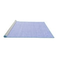thumbnail image 2 of Ahgly Company Machine Washable Indoor Square Abstract Blue Contemporary Area Rugs, 4' Square, 2 of 4
