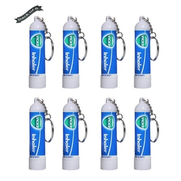 Vicks Inhaler Nasal Vapor Breather Tubes -0.5ML Tubes - (8 Tubes Pack)