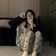 thumbnail image 2 of Pajamas Women's Spring and Autumn Long Sleeve 2024 New Cotton Sweet Hello Kitty Han Fan Girls' Home Clothes suit, 2 of 5