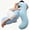 Blue, variant on Pea Pod Full Body Pillow for Side Sleepers, Ergonomic S-Shaped Support Pillow, Long Body Cushion for Adults Bedroom Use