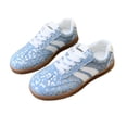 thumbnail image 6 of Women's Retro Gum Sole Fashion Sneakers-Lace Detail Casual Retro Walking Shoes-Gum Sole Casual Tennis-Anti Slip Trainers, 6 of 7