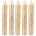 thumbnail image 1 of SUTENGDA 5 Pcs Wood Pile Ground Wooden Posts Garden Post for Measurement Stakes Garden Ground Stake, 1 of 6
