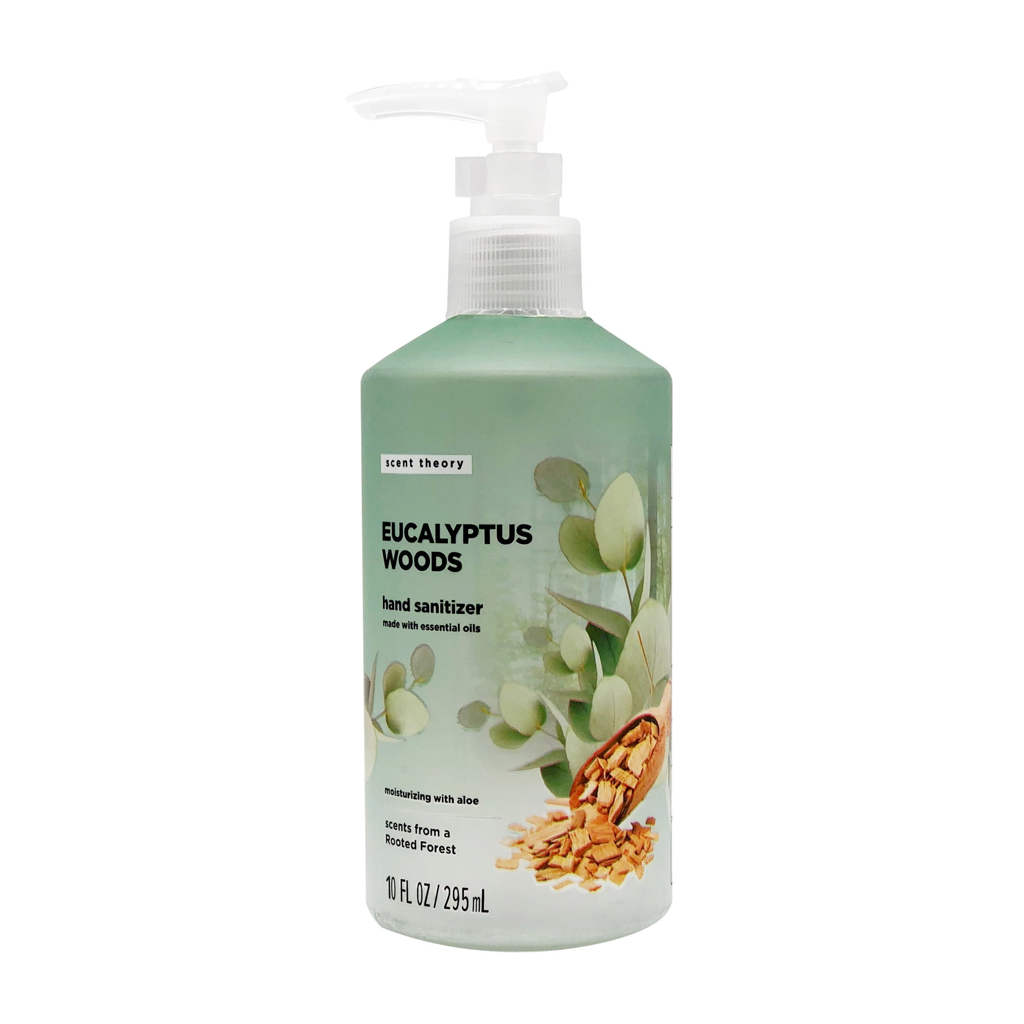 Scent Theory Hand Sanitizer Gel, Eucalyptus Woods Antibacterial Gel, 10 fl oz