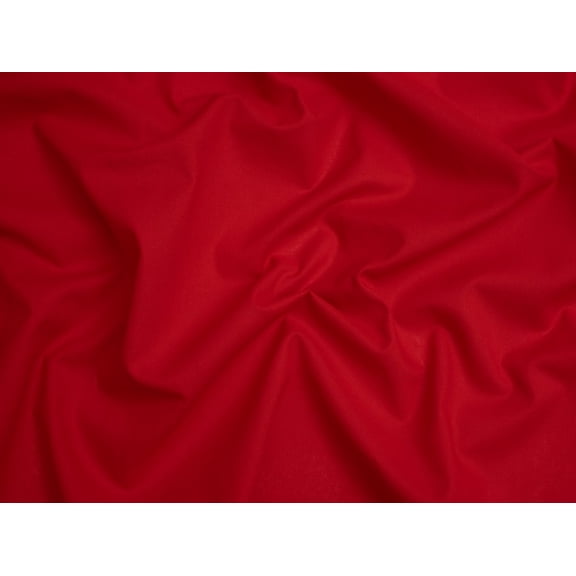 Minerva Core Range 100% Cotton Broadcloth Fabric Red - per yard