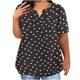 thumbnail image 1 of Fiudx Camisetas para Mujer Camiseta Holgada de Manga Corta con Cuello Redondo y Estampado Informal Grande para Mujer, 1 of 5